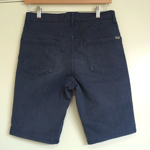 Vans Men's Cotton Blend Shorts Off The Wall Size 28 Small Blue Skater Preppy - Picture 4 of 12